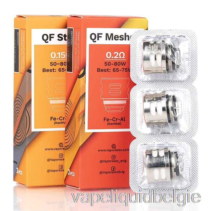 Vape Vloeistof Vaporesso Skrr Qf Vervangende Spoelen 0.2ohm Qf Mesh-spoelen